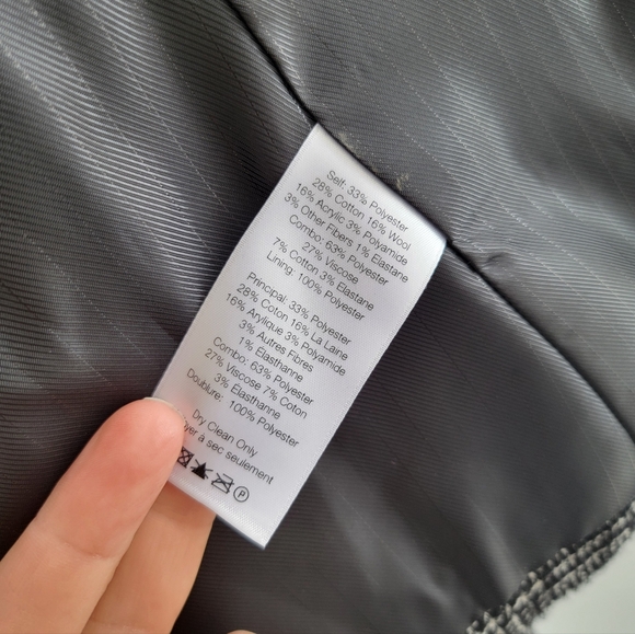 Veronica Beard Melvin Dickey Black Plaid Tweed Wool Blazer Size 8 Minimalist - Picture 9 of 16